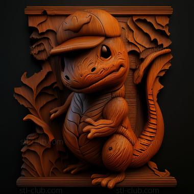 3D model Charmander The Stray Pokmon Stray Pokmon  Hitokage (STL)